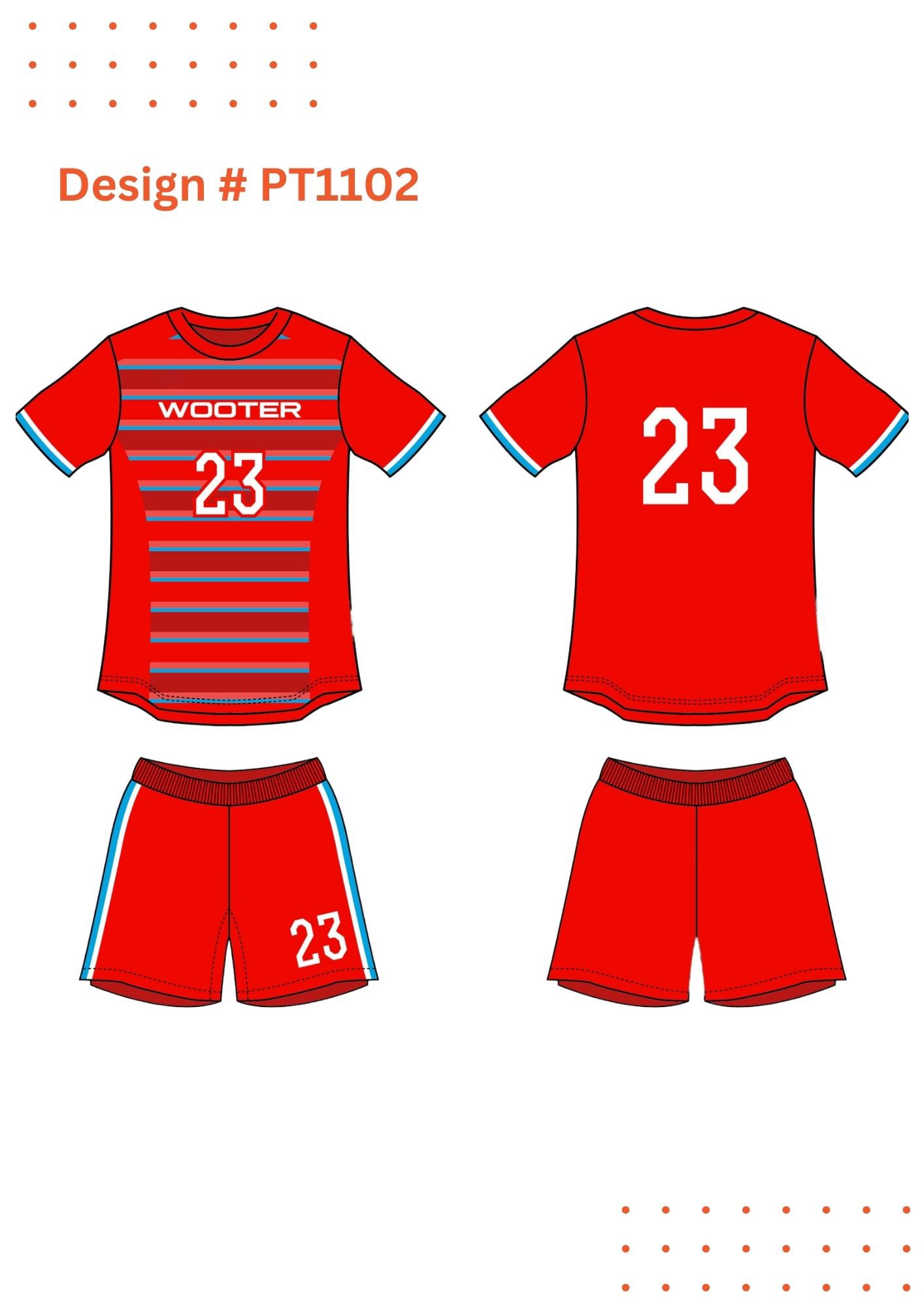 Custom Sublimated Soccer Uniform Mockups